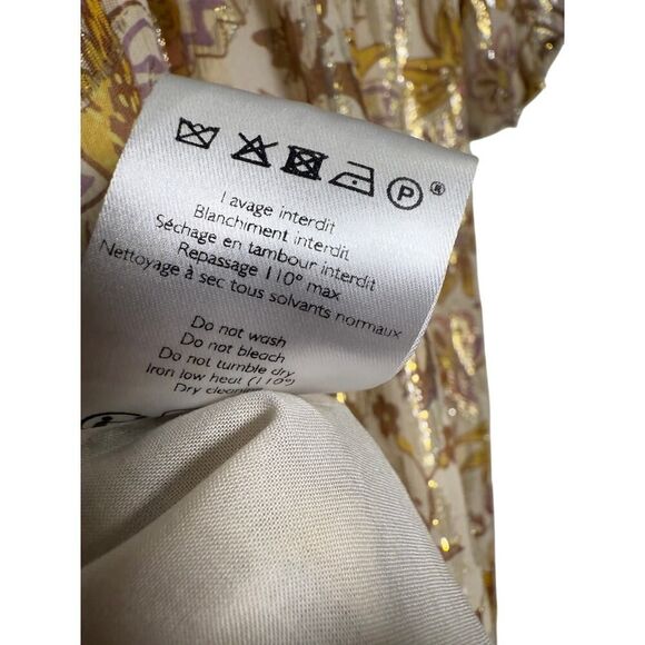 Sezane Rosita Off Shoulder Mini Dress in Miranda Sz. 40 (US 8) - Picture 6 of 7